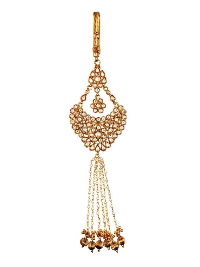Traditional Designer Keychains in Gold Finish - CNB2284