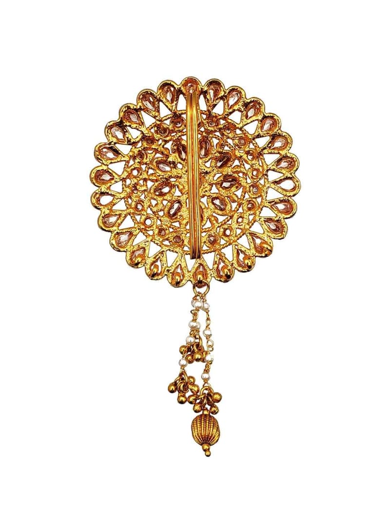 Traditional Hair Brooch with Hook Bridal Jewellery - CNB1551
