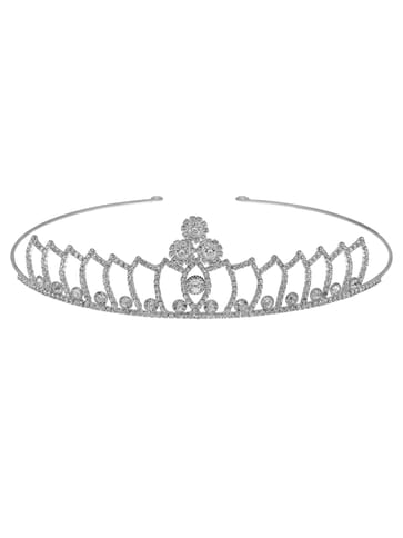 Fancy Crown in Rhodium finish - PARDNC19R