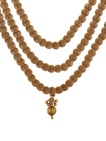 Antique Necklace Set in Gold finish - CNB23157