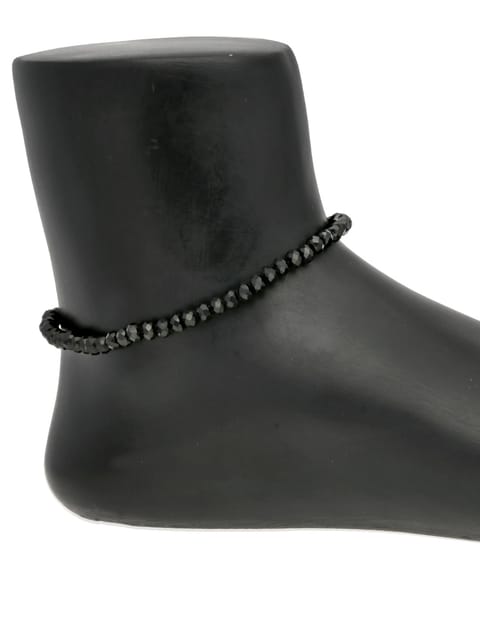 Western Loose Anklet in Black color - KIR44