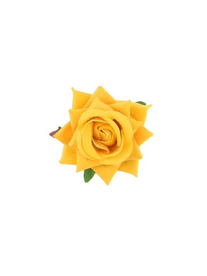 Floral / Flower U Pin in Yellow color - CNB15931