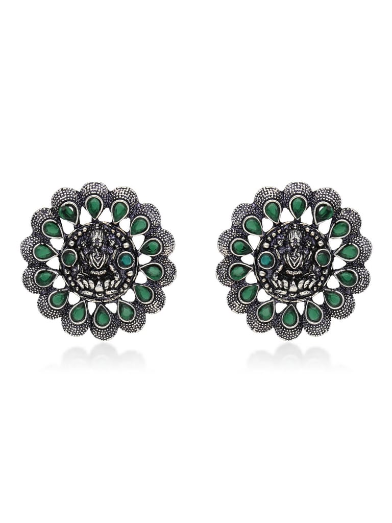 Temple Tops / Studs in Green color - CNB35272
