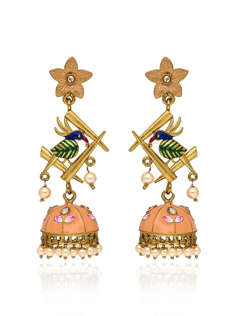 Meenakari Earrings - MAHAVIR IMITATION JEWELLERY