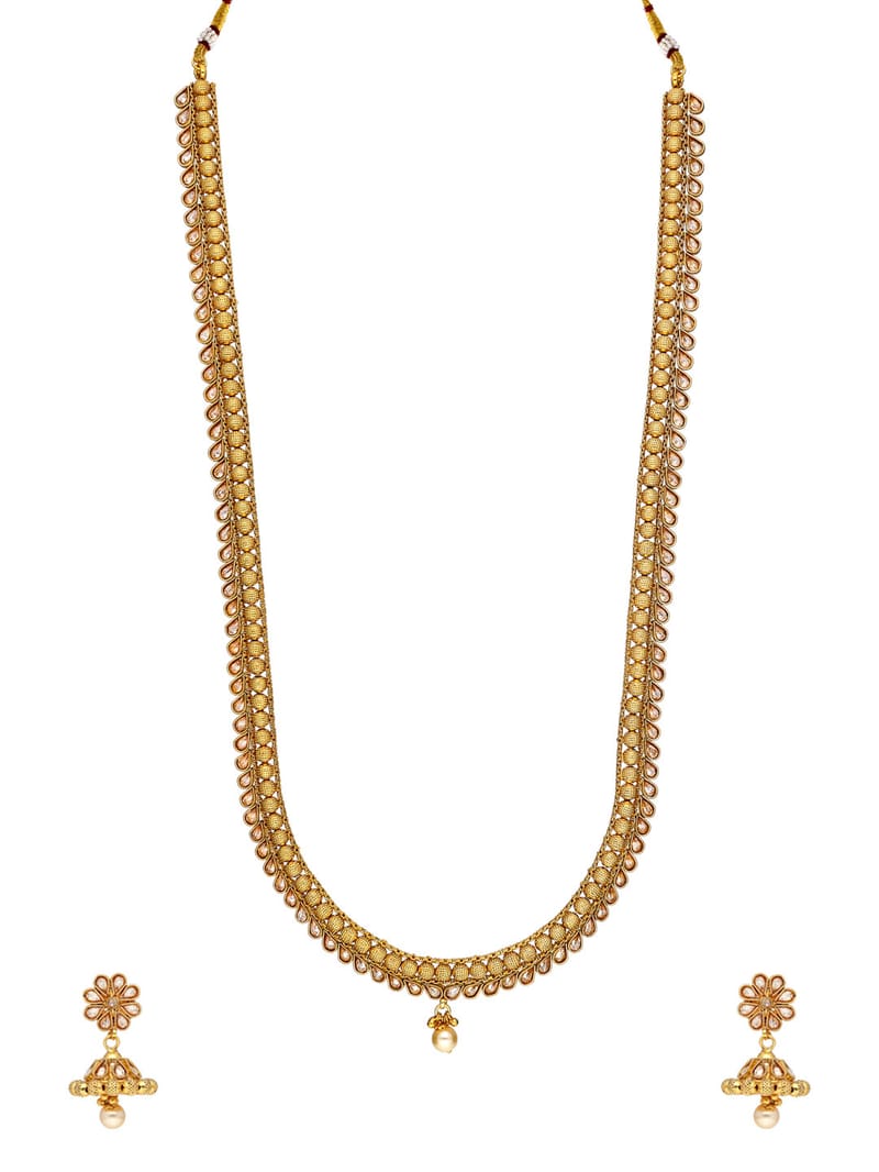 Reverse AD Necklace Set in Gold finish - CNB5