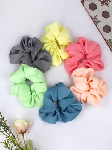 Plain Scrunchies in Assorted color - CNB42572