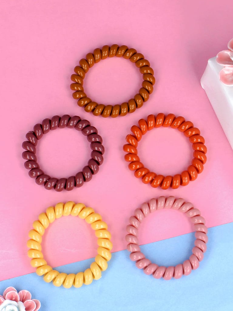 Telephone Wire Style Spiral Rubber Bands - CNB42804