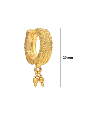 Traditional Forming Gold Bali / Hoops - PSR683