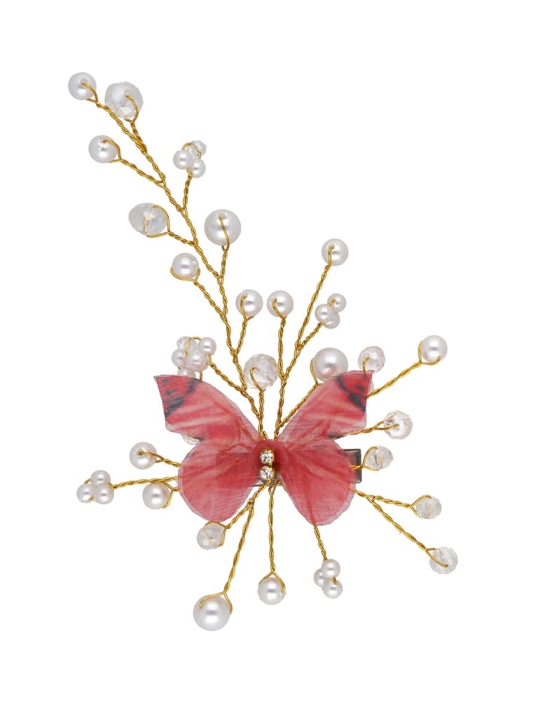 Fancy Hair Clip in Gold finish - CNB30370