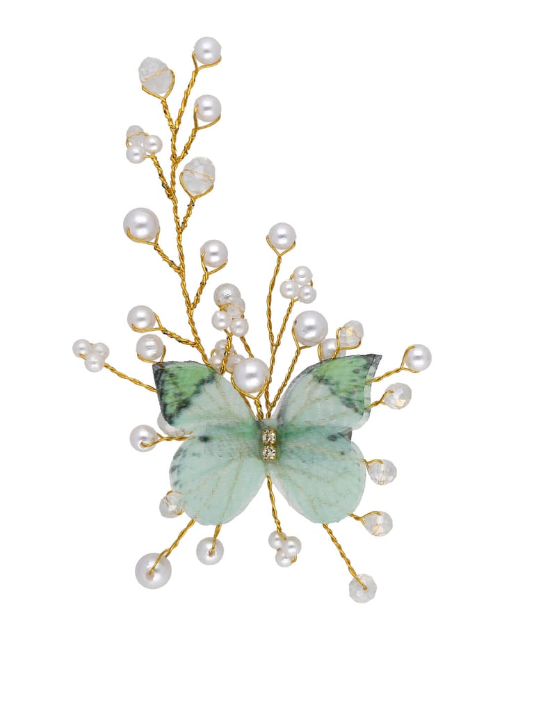 Fancy Hair Clip in Gold finish - CNB30372