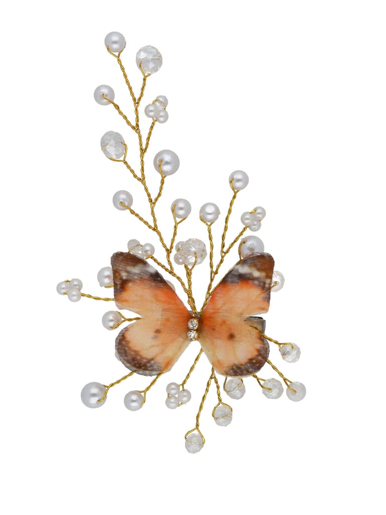 Fancy Hair Clip in Gold finish - CNB30376