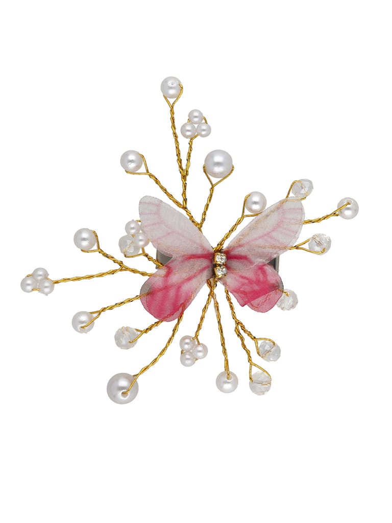Fancy Hair Clip in Gold finish - CNB30354