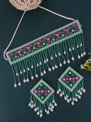 Traditional Choker Necklace Set - CNB38347