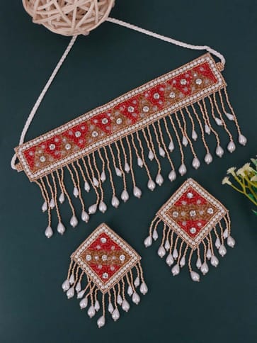 Traditional Choker Necklace Set - CNB38353
