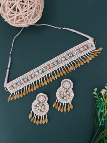 Traditional Choker Necklace Set - CNB38344