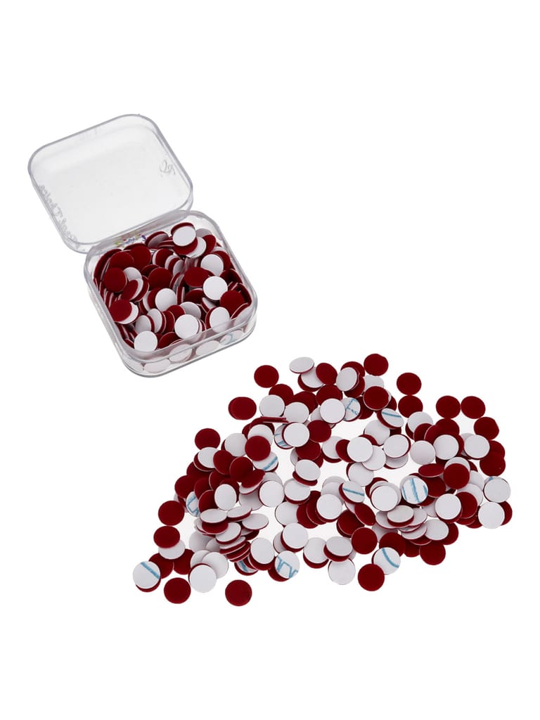 Traditional Bindis in Maroon color - RICM-8