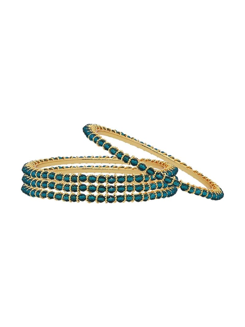 Crystal Bangles in Gold finish - CNB3140-2.10