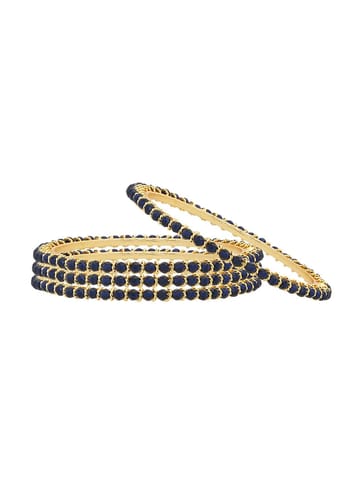 Crystal Bangles in Gold finish - CNB3154-2.2