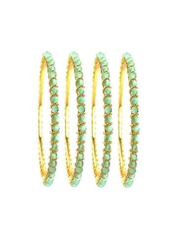 Crystal Bangles in Gold finish - CNB3131-2.10