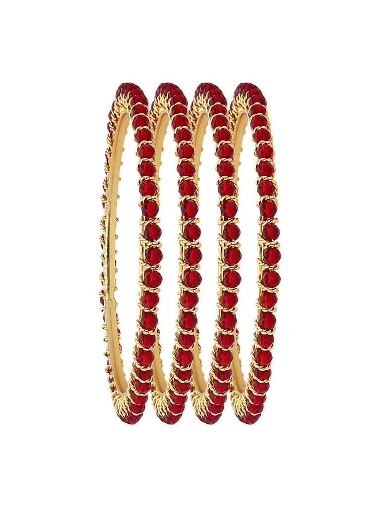 Crystal Bangles in Gold finish - CNB3160-2.2