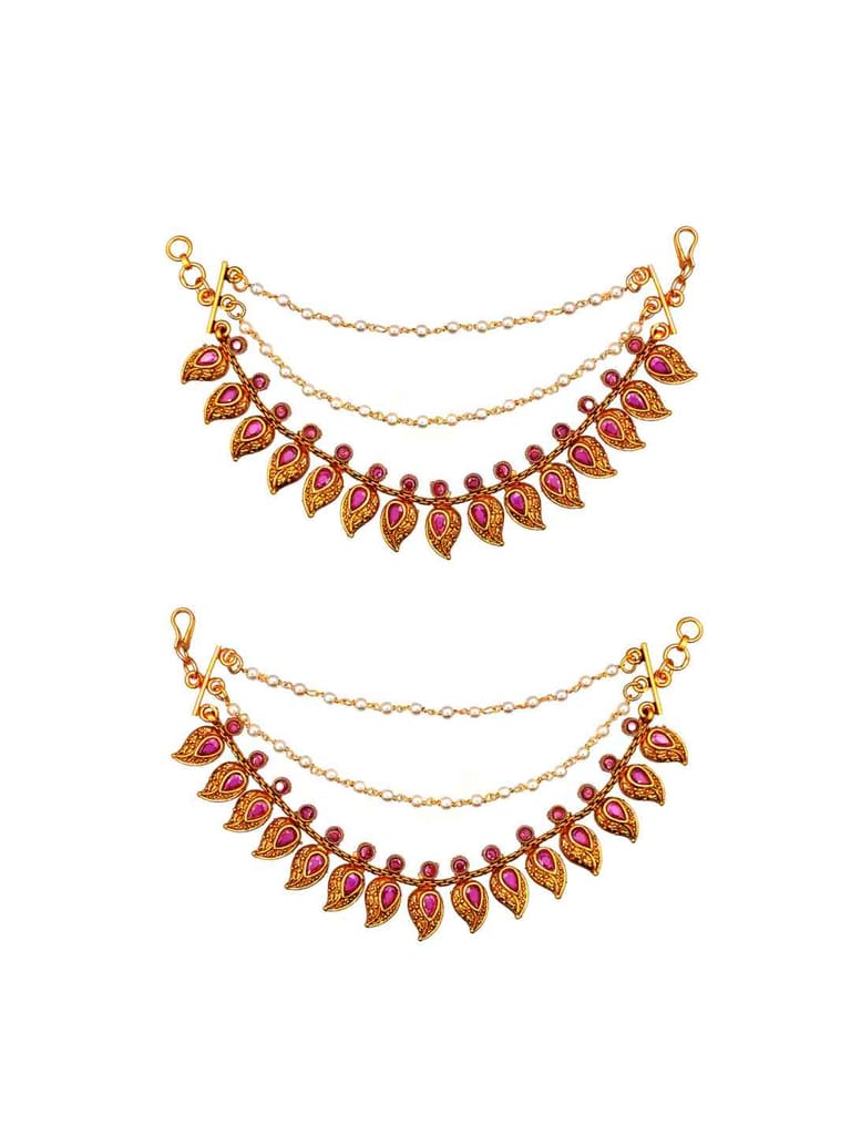 Temple Ear Chain in Gold finish - CNB2947