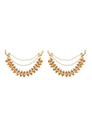 Temple Ear Chain in Gold finish - CNB2948