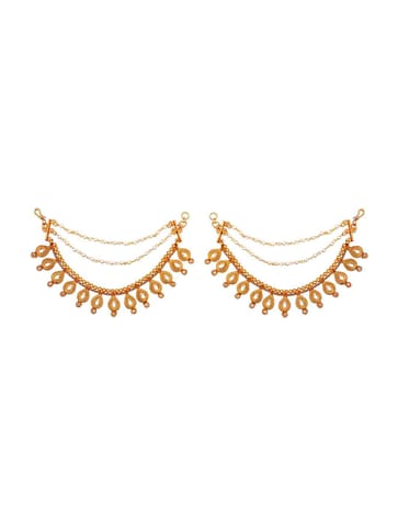 Temple Ear Chain in Gold finish - CNB2945