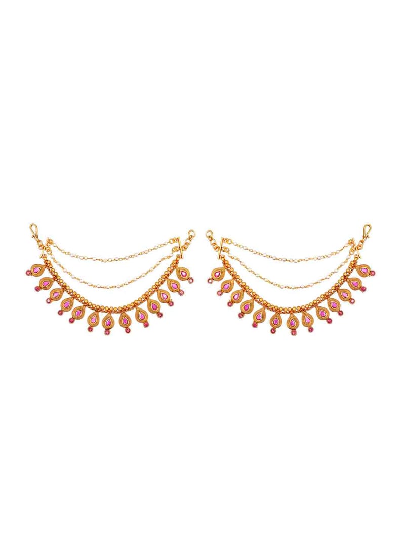 Temple Ear Chain in Gold finish - CNB2944