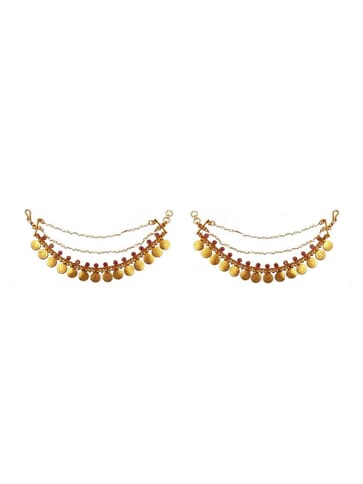 Temple Ear Chain in Gold finish - CNB2941
