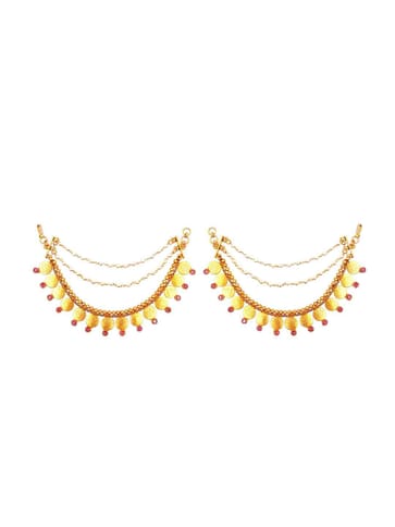 Temple Ear Chain in Gold finish - CNB2938