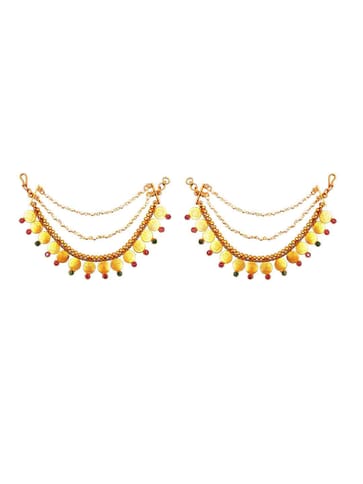 Temple Ear Chain in Gold finish - CNB2940