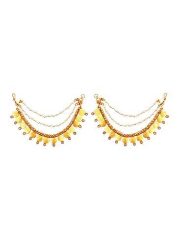 Temple Ear Chain in Gold finish - CNB2939