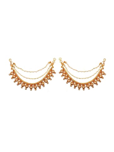 Temple Ear Chain in Gold finish - CNB2936