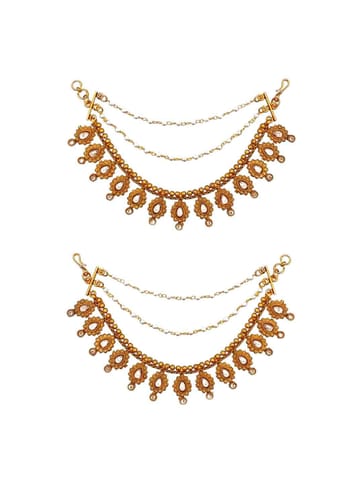 Temple Ear Chain in Gold finish - CNB2933