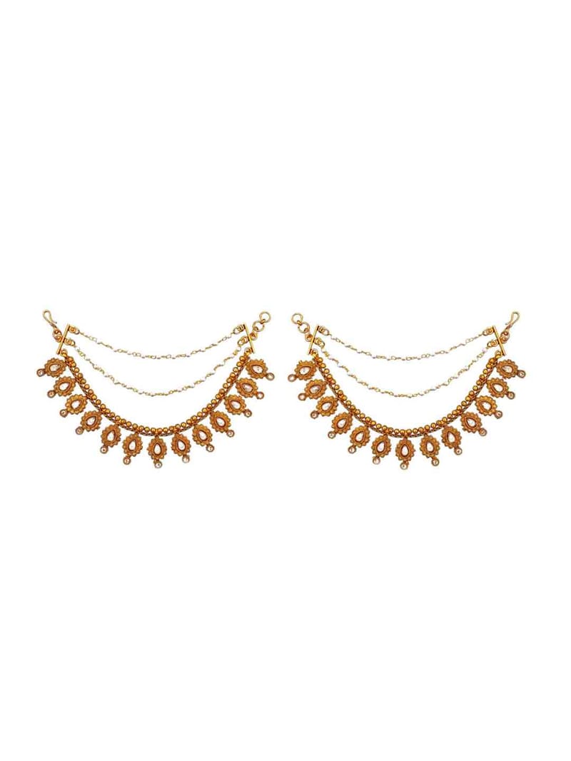 Temple Ear Chain in Gold finish - CNB2933