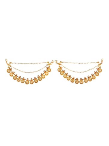 Temple Ear Chain in Gold finish - CNB2930