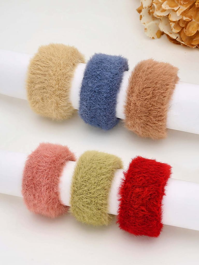 Fur Rubber Bands in English color - 1010EG
