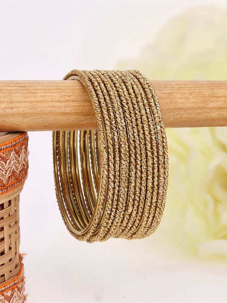 Metal Bangles in Gold finish - 700GO