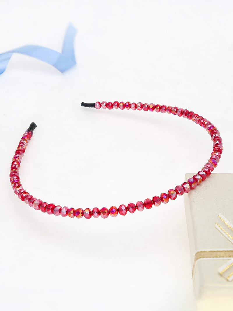 Fancy Crystal Hair Band in Assorted color - C7