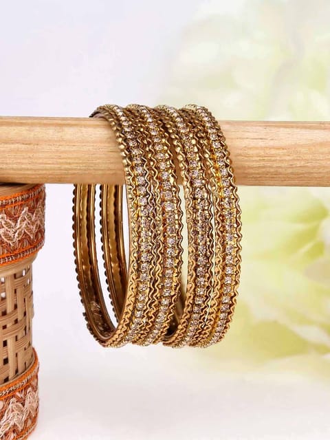 Traditional Bangles in Gold finish - 1296