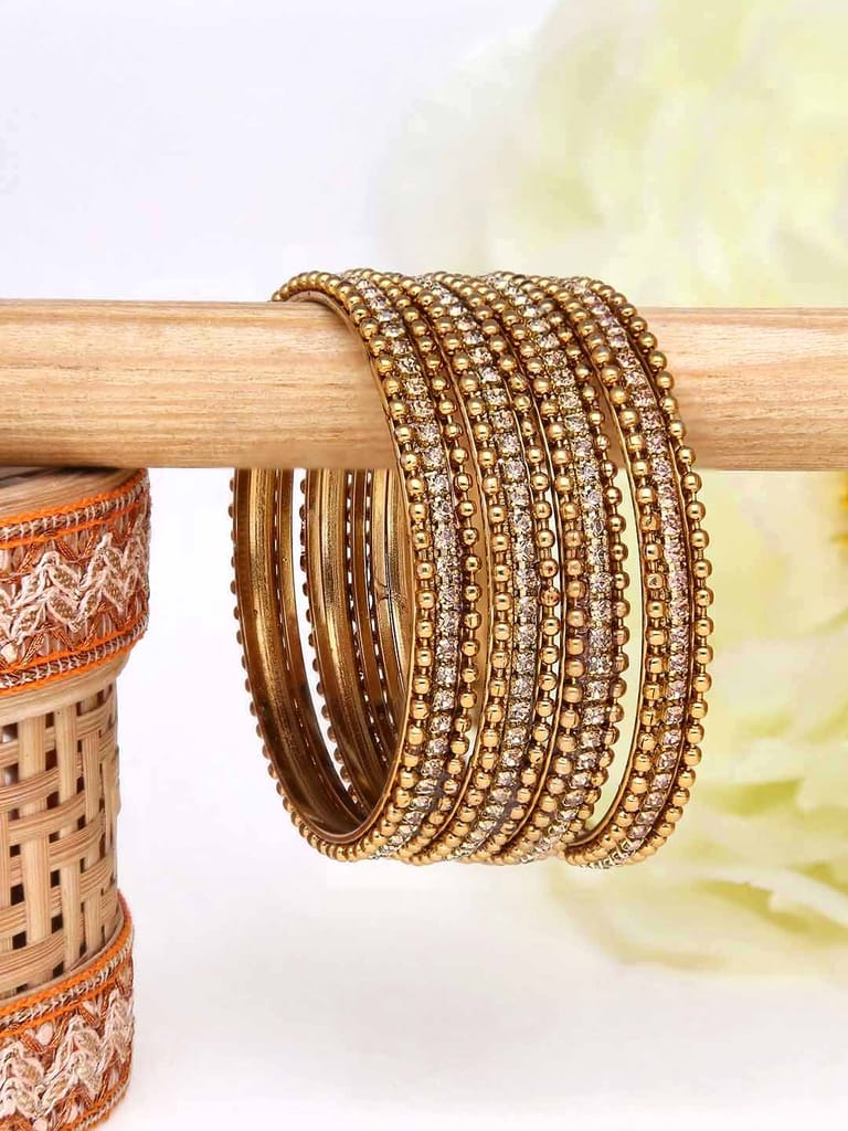 Traditional Bangles in Gold finish - 1324