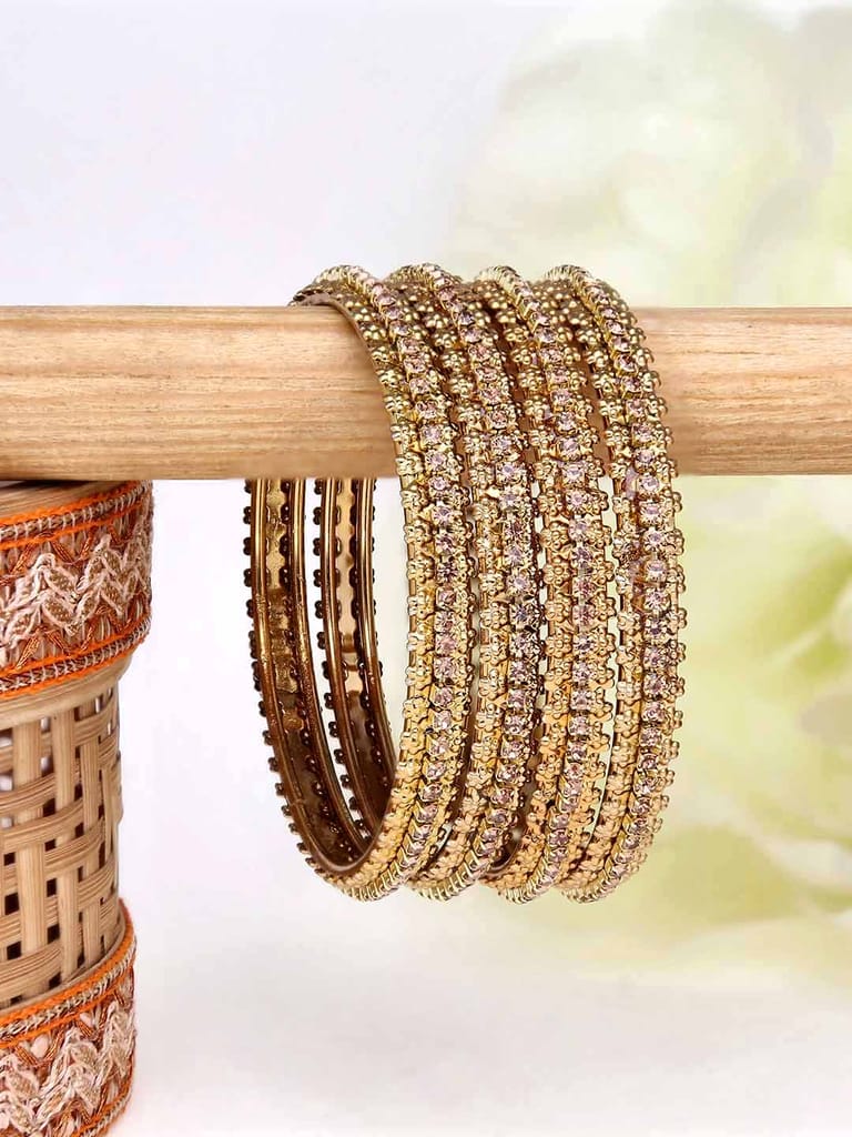 Traditional Bangles in Gold finish - 1465