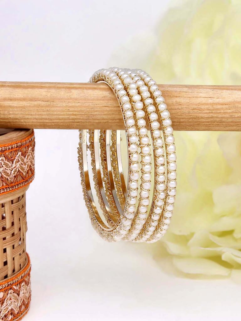 Traditional Bangles in Gold finish - 380GO