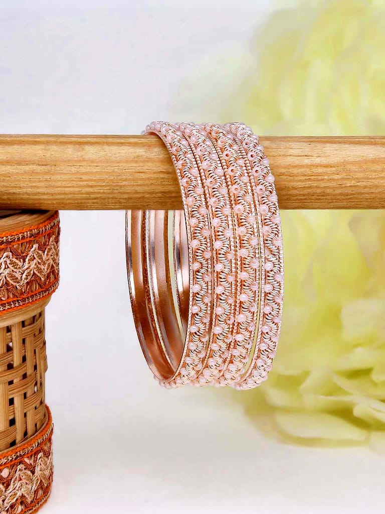 Traditional Bangles in Rose Gold finish - 559RG