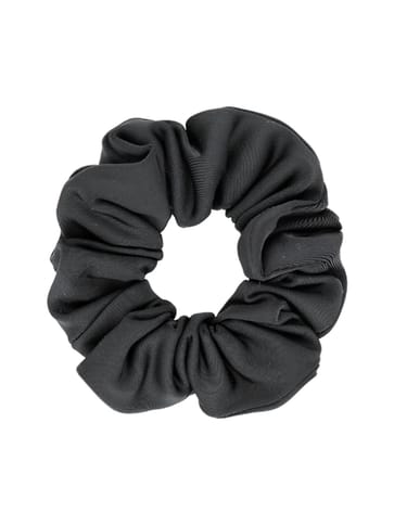 Plain Scrunchies in Black color - 1001