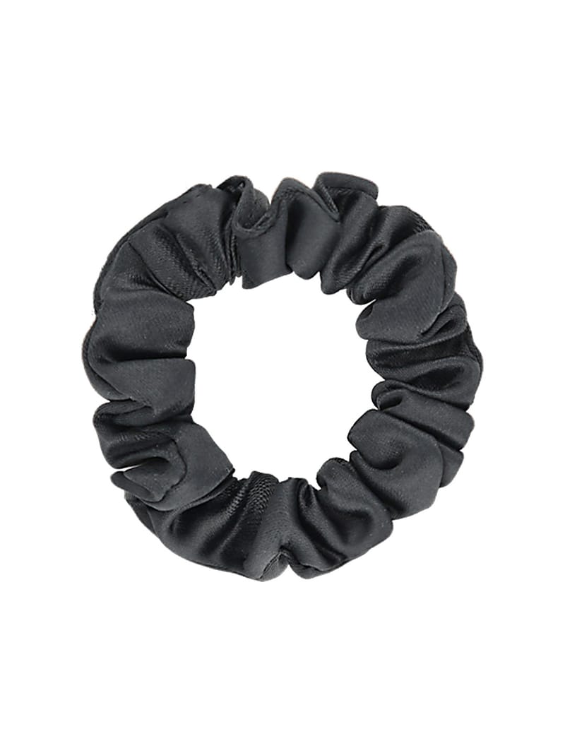 Plain Scrunchies in Black color - F017