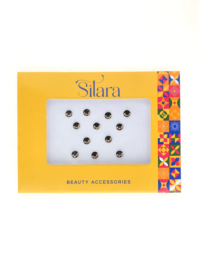 Traditional Bindis in Black color - SR055