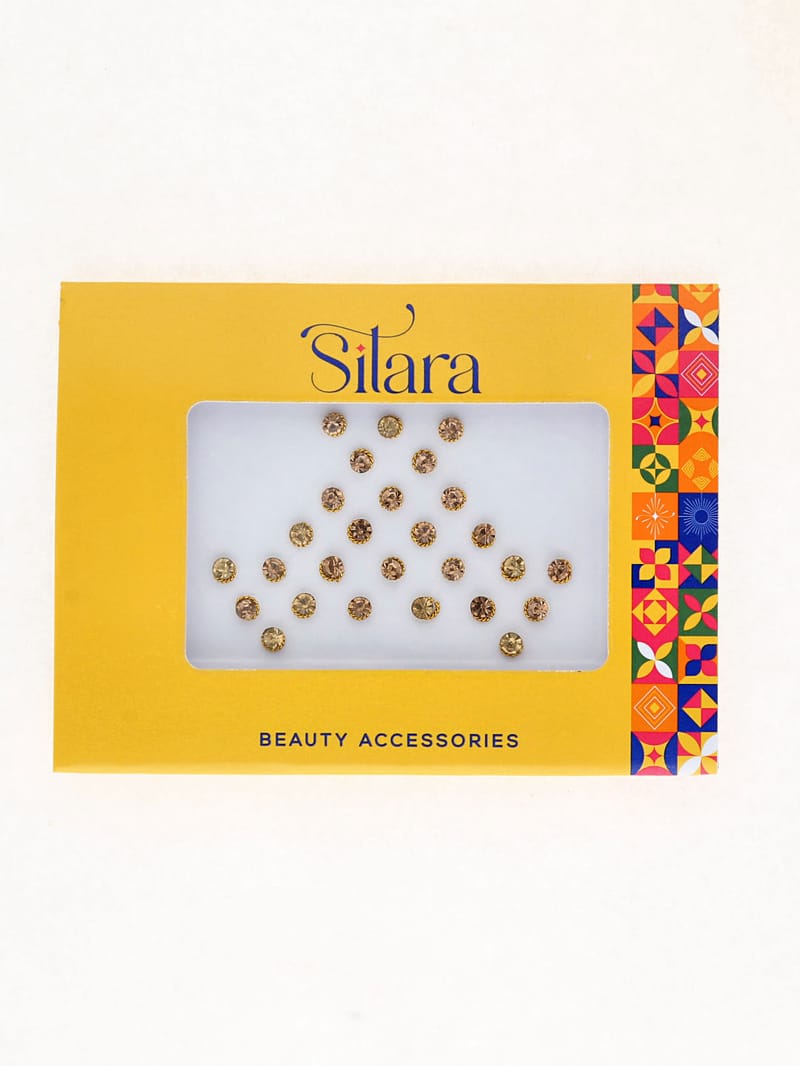 Traditional Bindis in LCT/Champagne color - D304