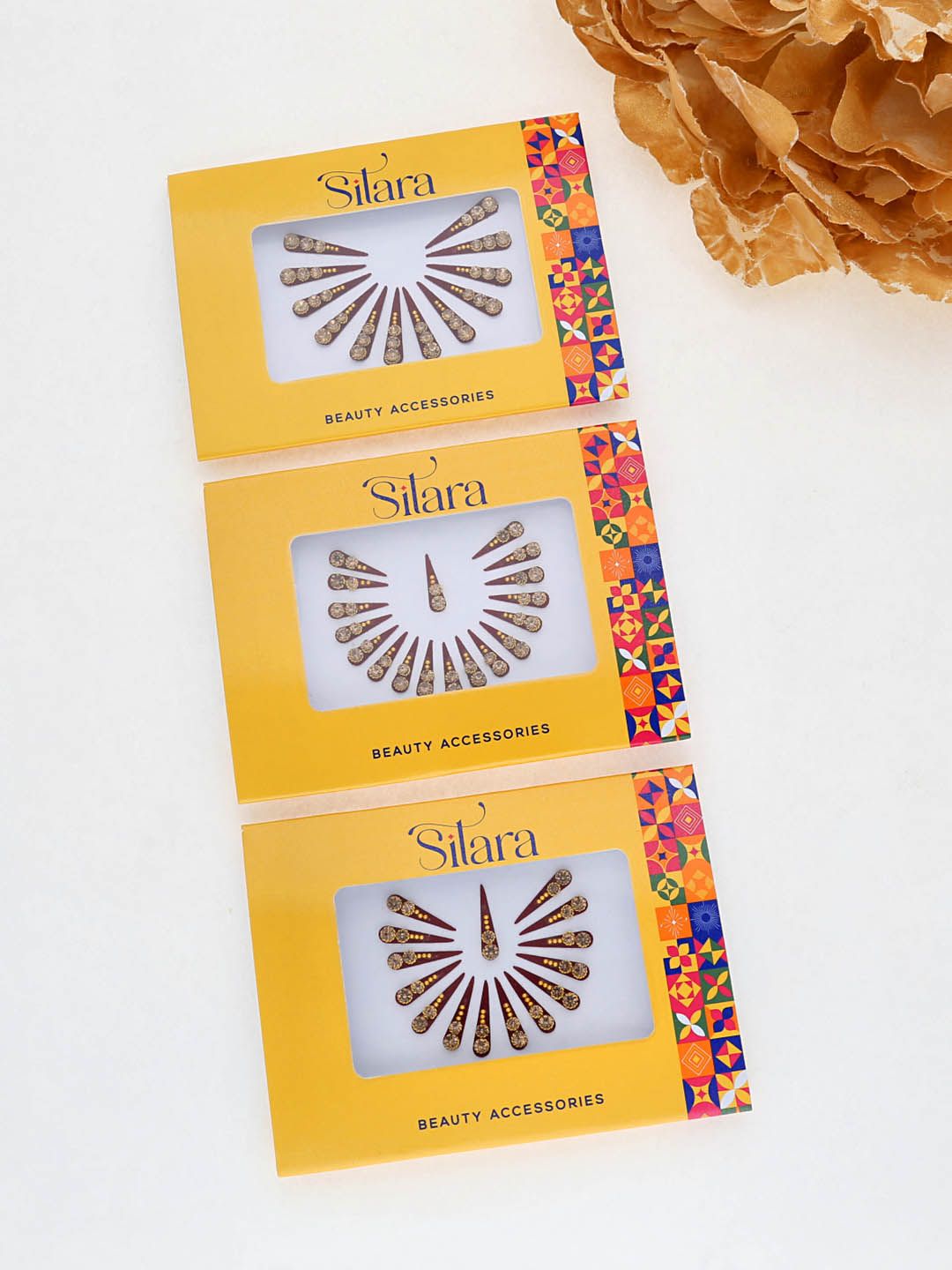 Traditional Bindis in Maroon color - D330