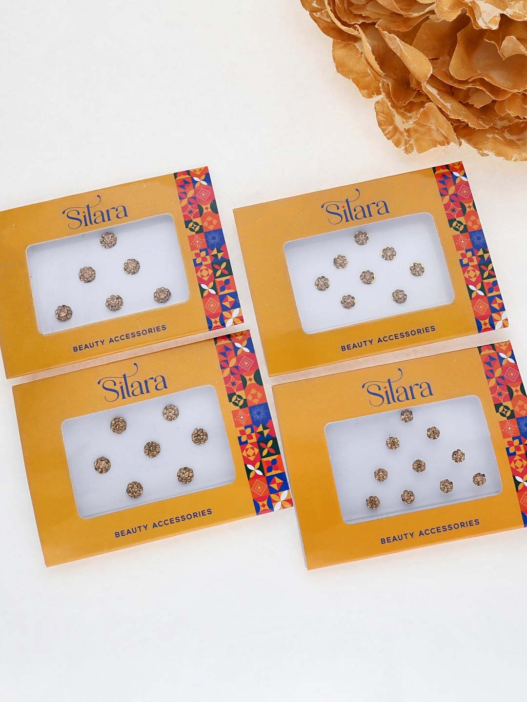 Traditional Bindis in LCT/Champagne color - G401